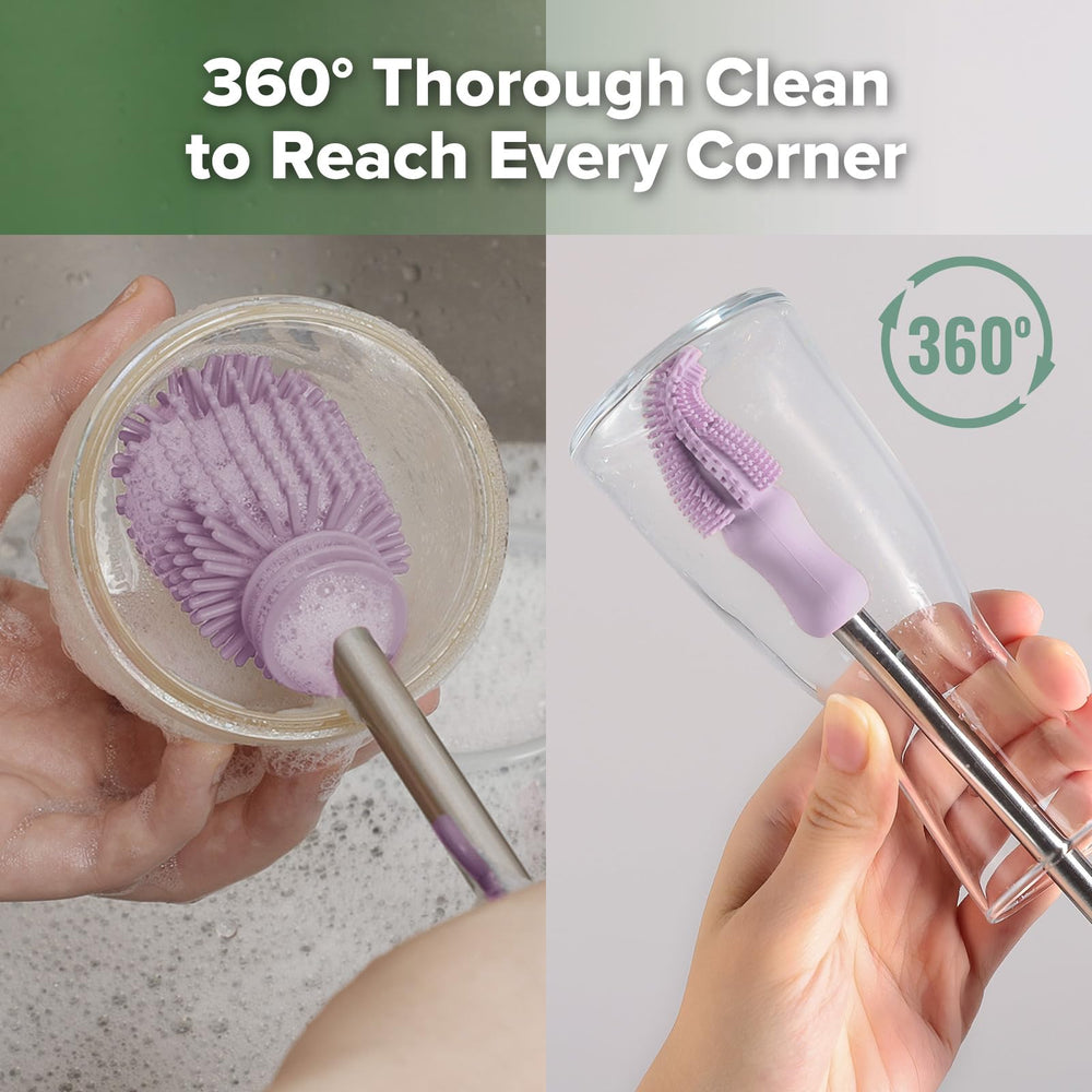 haakaa tube brush cleans narrow tubes and straws effectively