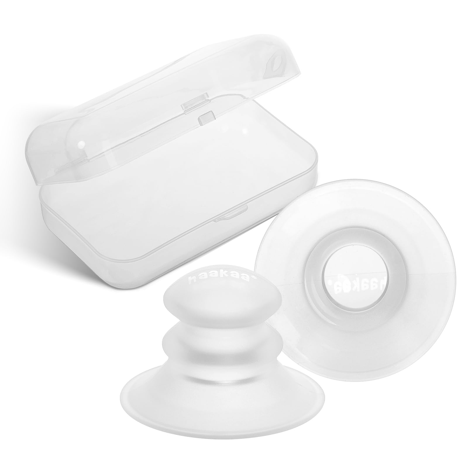 haakaa silicone nipple corrector 22mm opening shown for comfortable pre-nursing preparation
