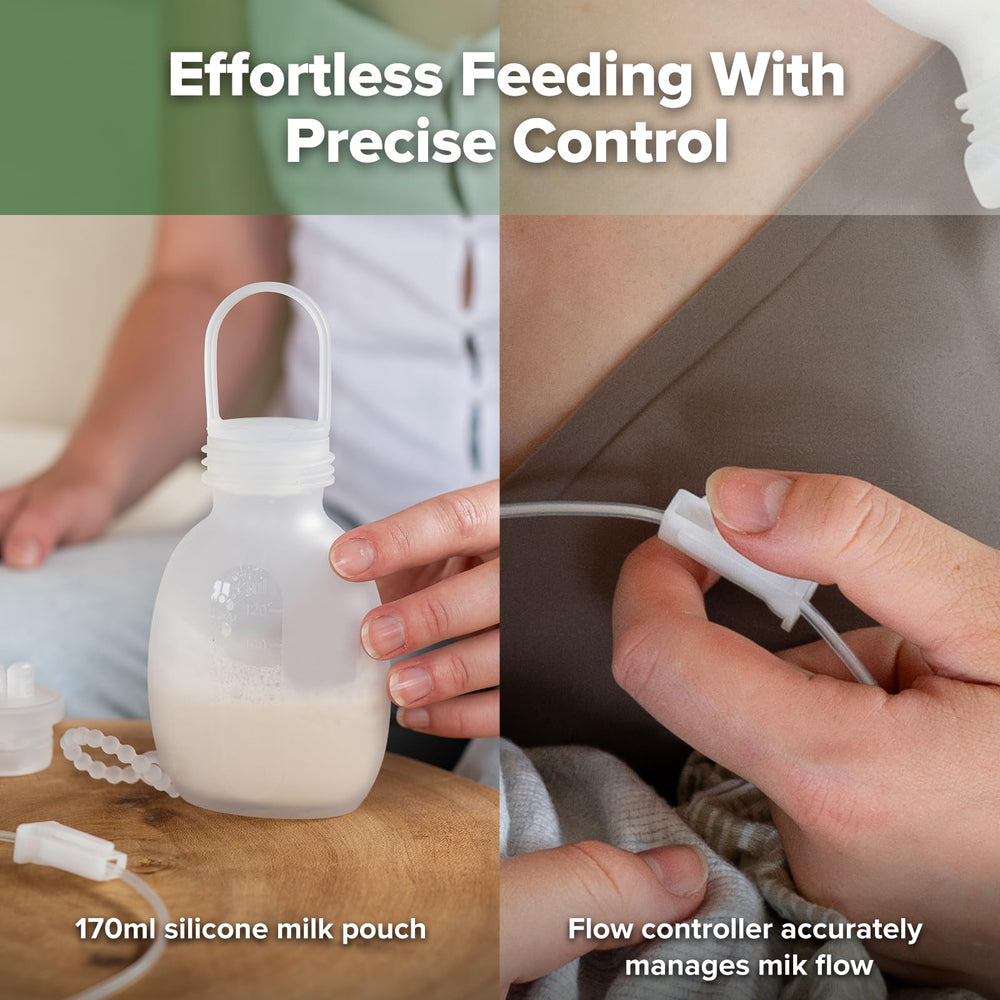 haakaa sns portable design ideal for feeding anywhere on the go.