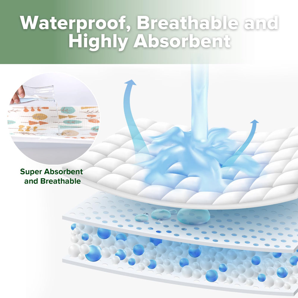 haakaa soft breathable baby liner provides comfort during diaper changes.