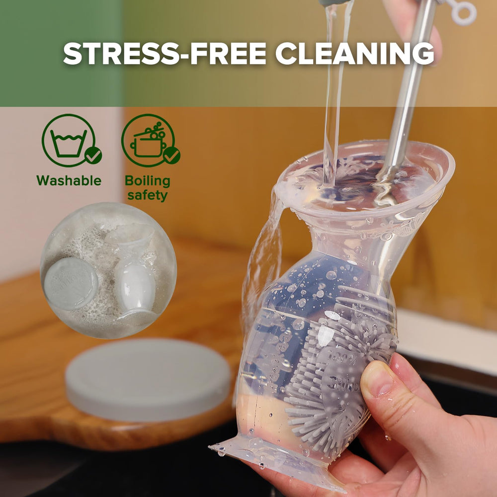 haakaa soft silicone material provides comfortable, gentle pumping experiences.
