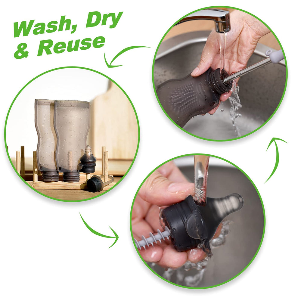 haakaa thin liquid friendly design suitable for milk and water