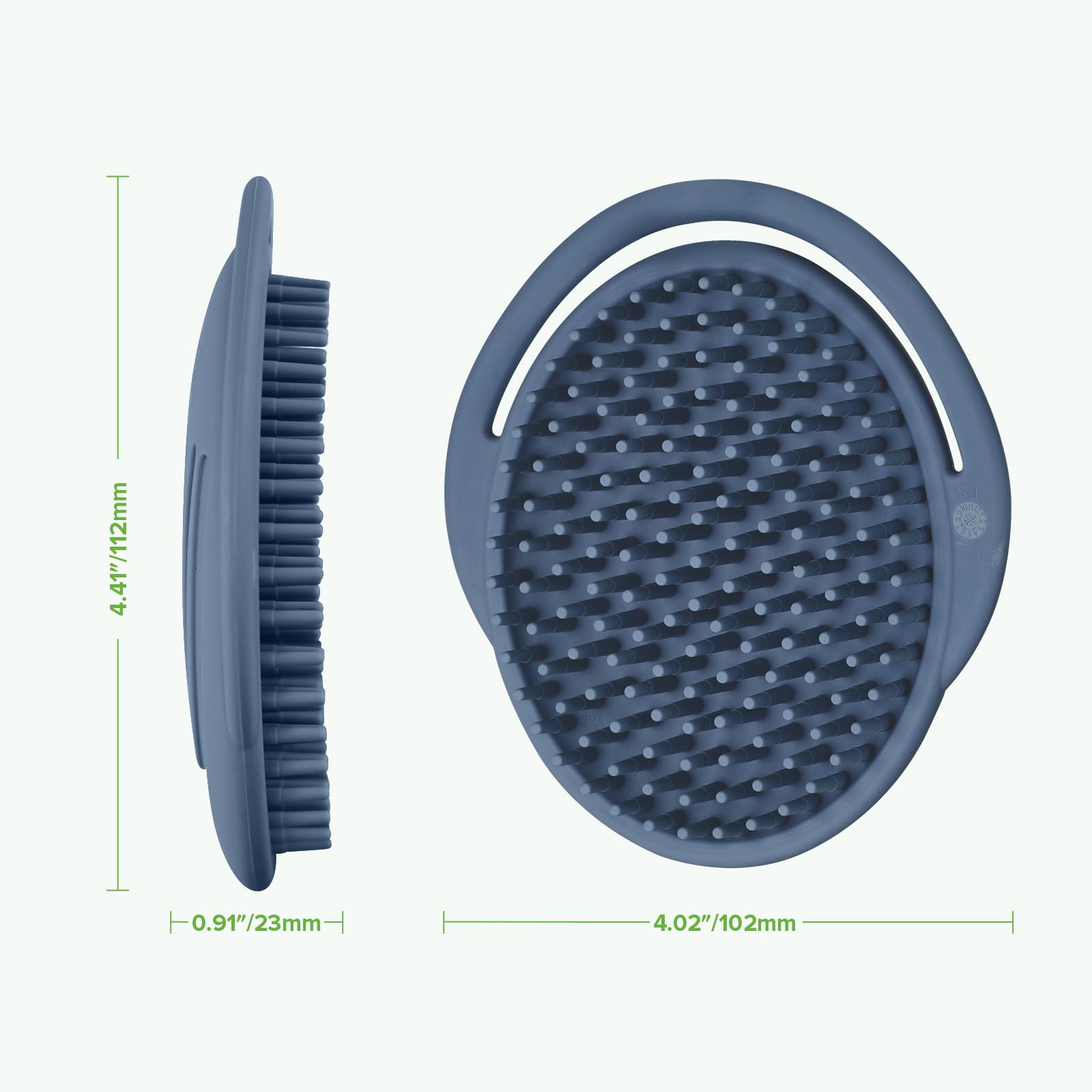 haakaa steel blue product shot highlights durable silicone