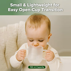 haakaa toddler cup dual-handles 5oz for easy grip self-feeding
