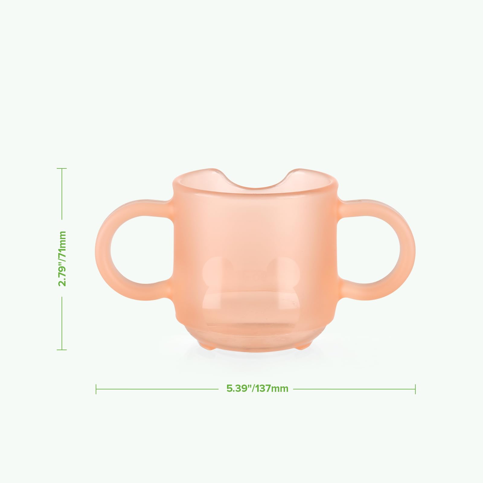Haakaa travel-friendly toddler cup is easy to carry on outings.
