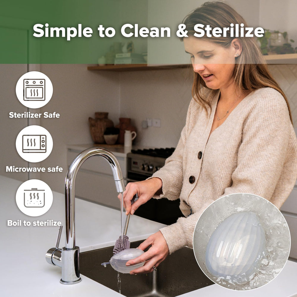 haakaa wearable shell easy-cleaning with one-piece design