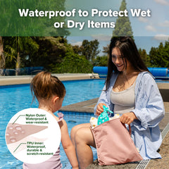 haakaa wet bag dual sizes larger 320x370 mm bag for swimsuits and clothes