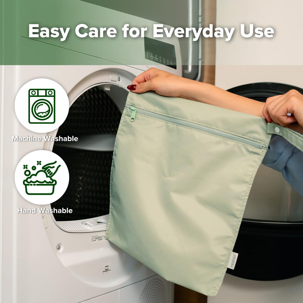 haakaa wet bag grass travel-use keeps clothes or toiletries dry