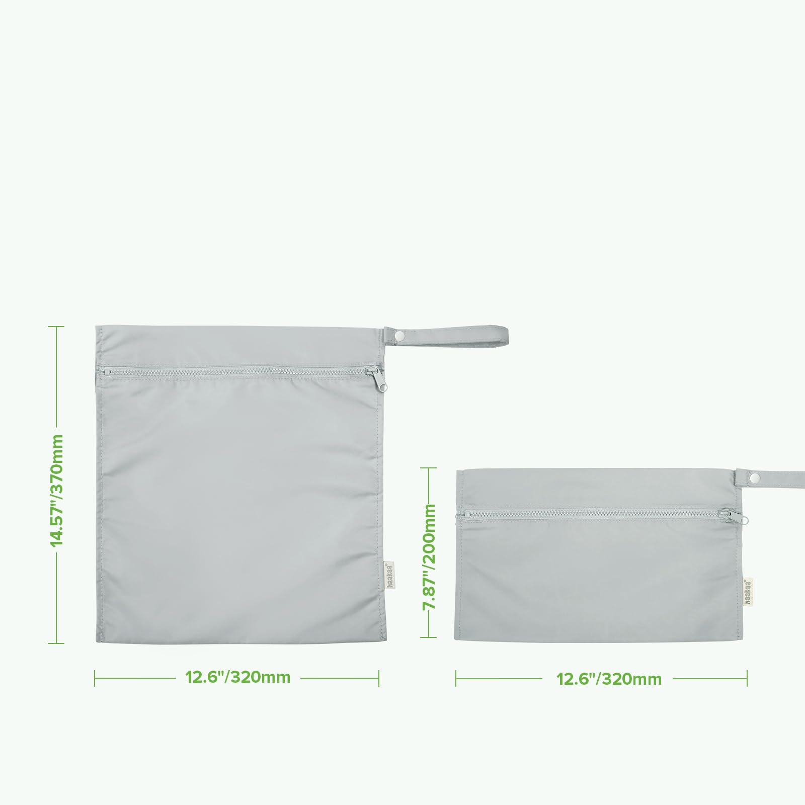 haakaa wet bag note about potential leakage when items are overly wet.
