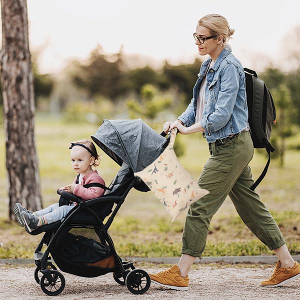 HALAA VAUVA SE blue bag holds cloth diapers and gym clothes