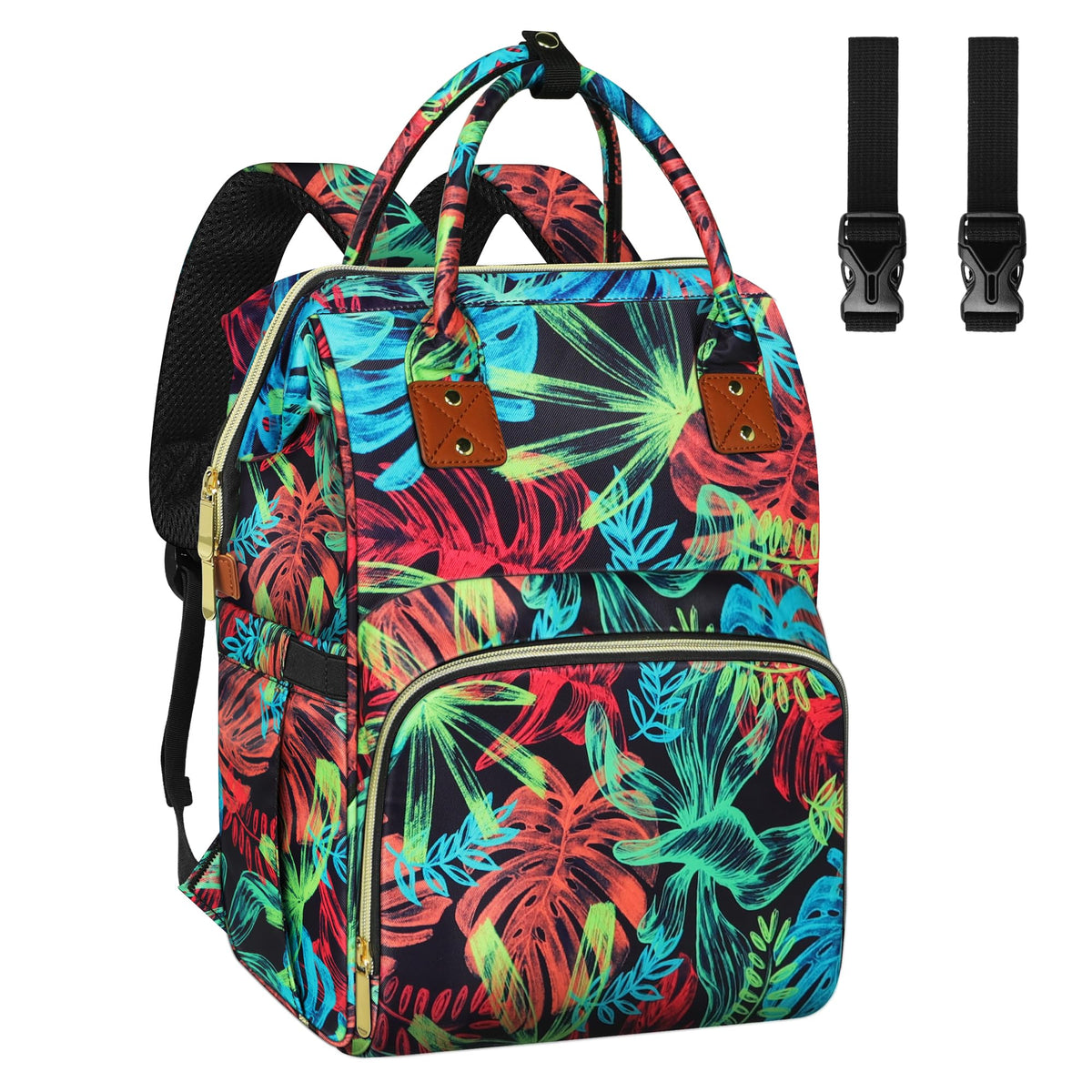 HABOPET diaper bag backpack exterior with waterproof fabric for reliable daily use.