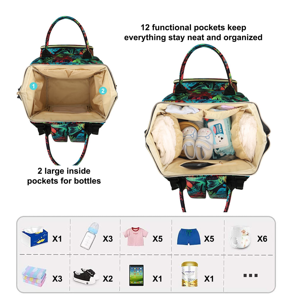 HABOPET insulated bottle pockets keep feeds ready and at the right temperature.