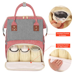 HABOPET bag's main compartment fits up to 14-inch laptop for quick work.