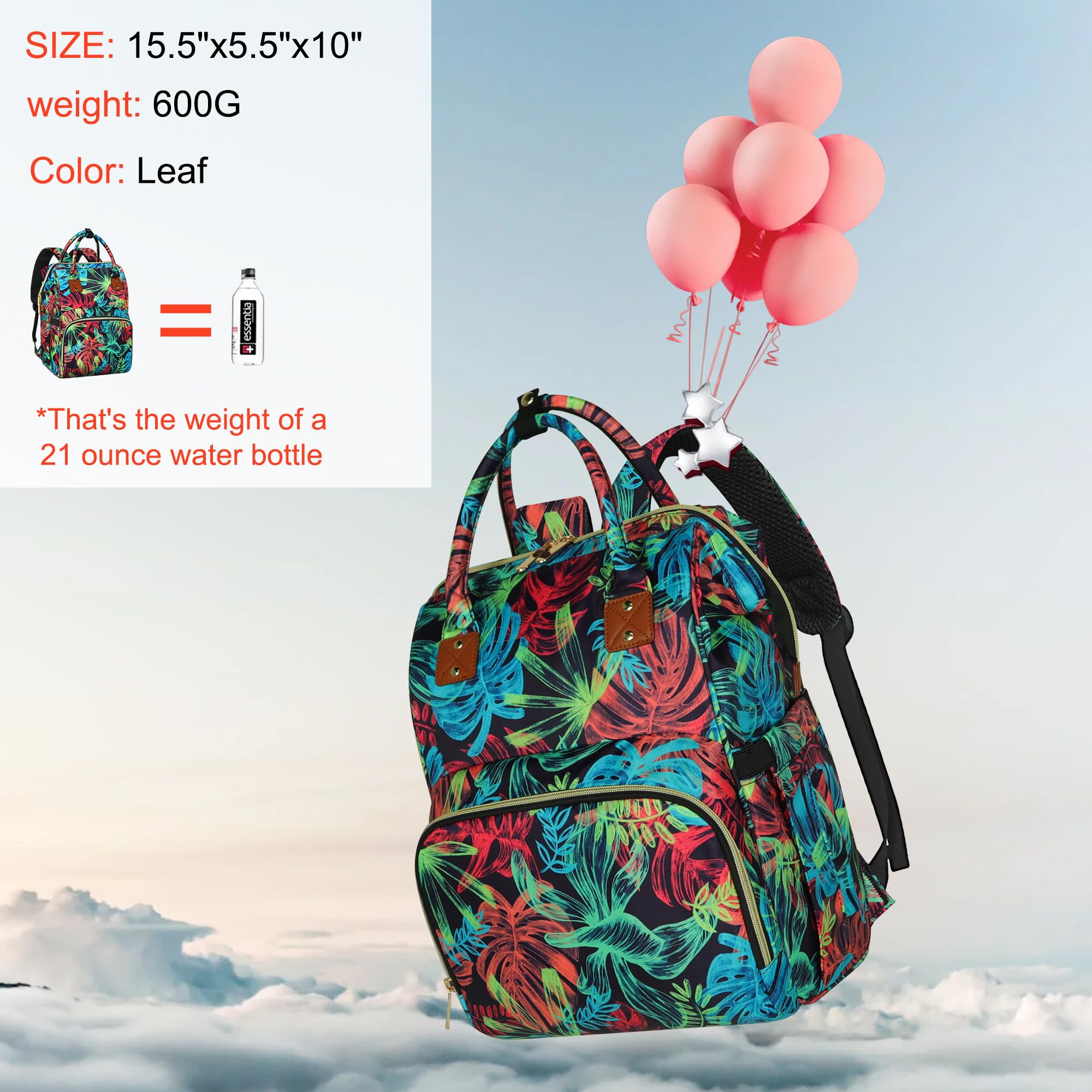 HABOPET backpack main compartment shows spacious storage for gear and a 14 inch laptop.