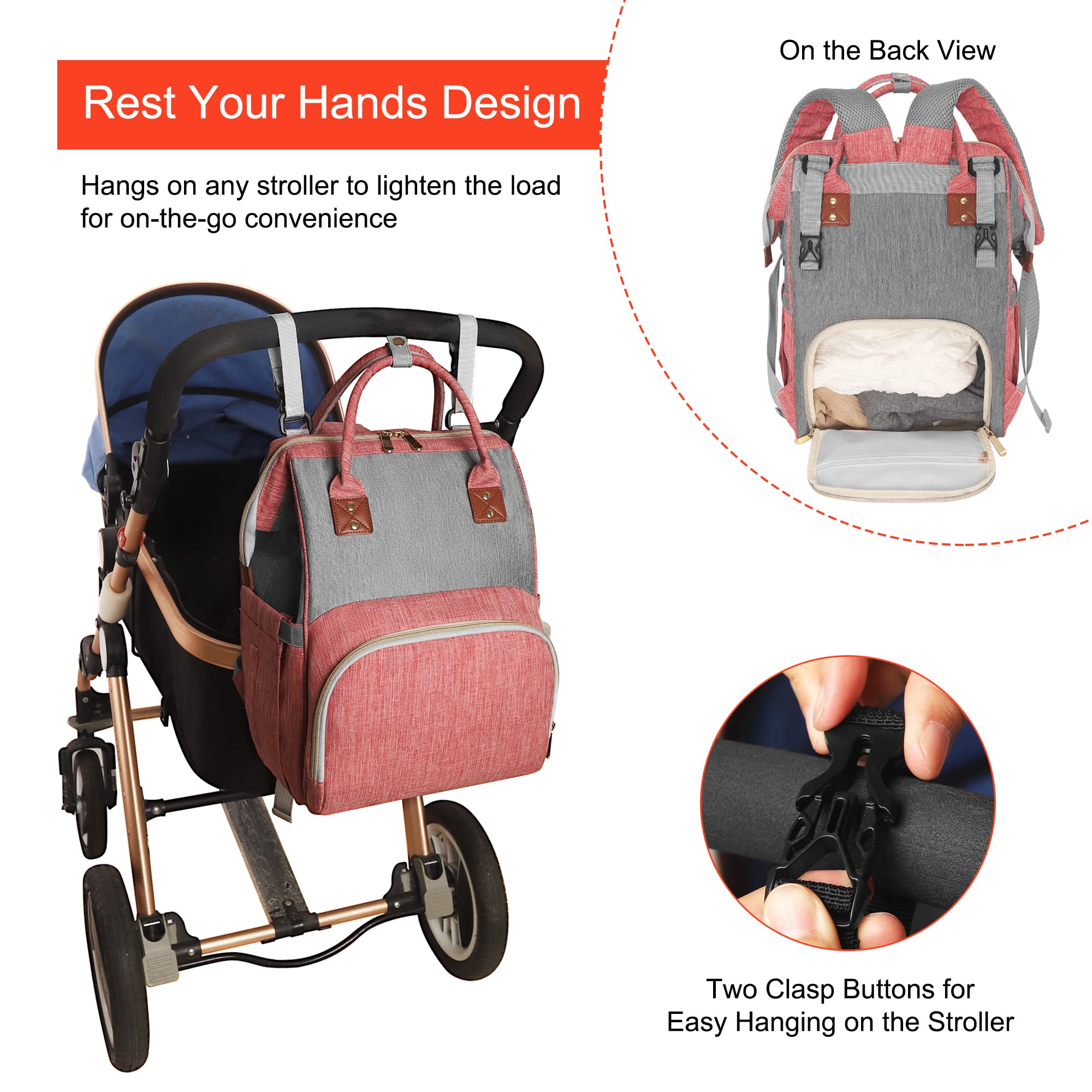 HABOPET waterproof Oxford fabric keeps gear clean and protected.