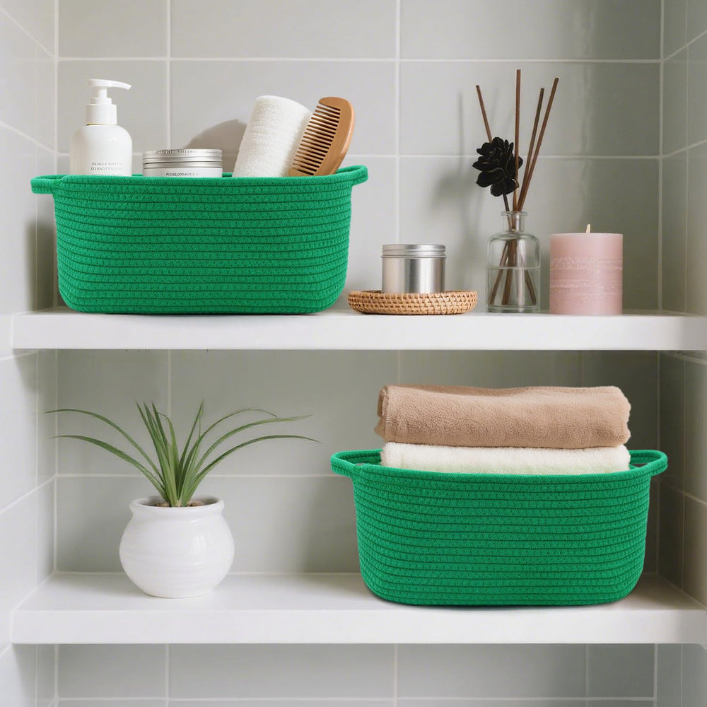 HADEEONG woven basket suited for multi-purpose storage including baby items and toys.