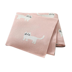 Hadetoto baby blanket crochet closeup shows soft knit texture for gentle newborn comfort.