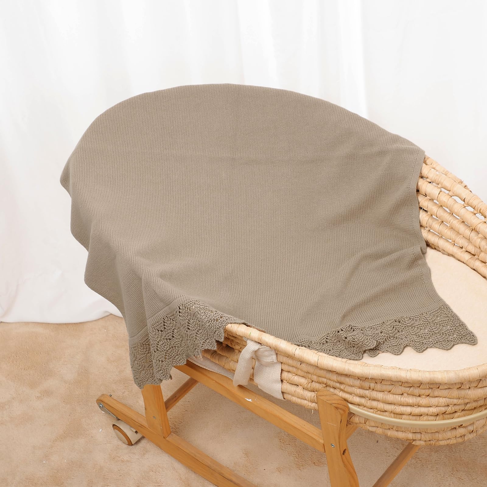Hadetoto baby blanket swaddle position highlights versatile newborn swaddling option.