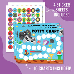 Hadley Designs Potty Chart charts collection displays progress at a glance for parents.
