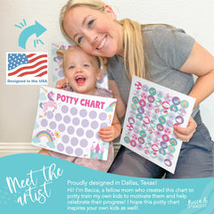 Hadley Designs complete potty chart set supports progress tracking and motivation.