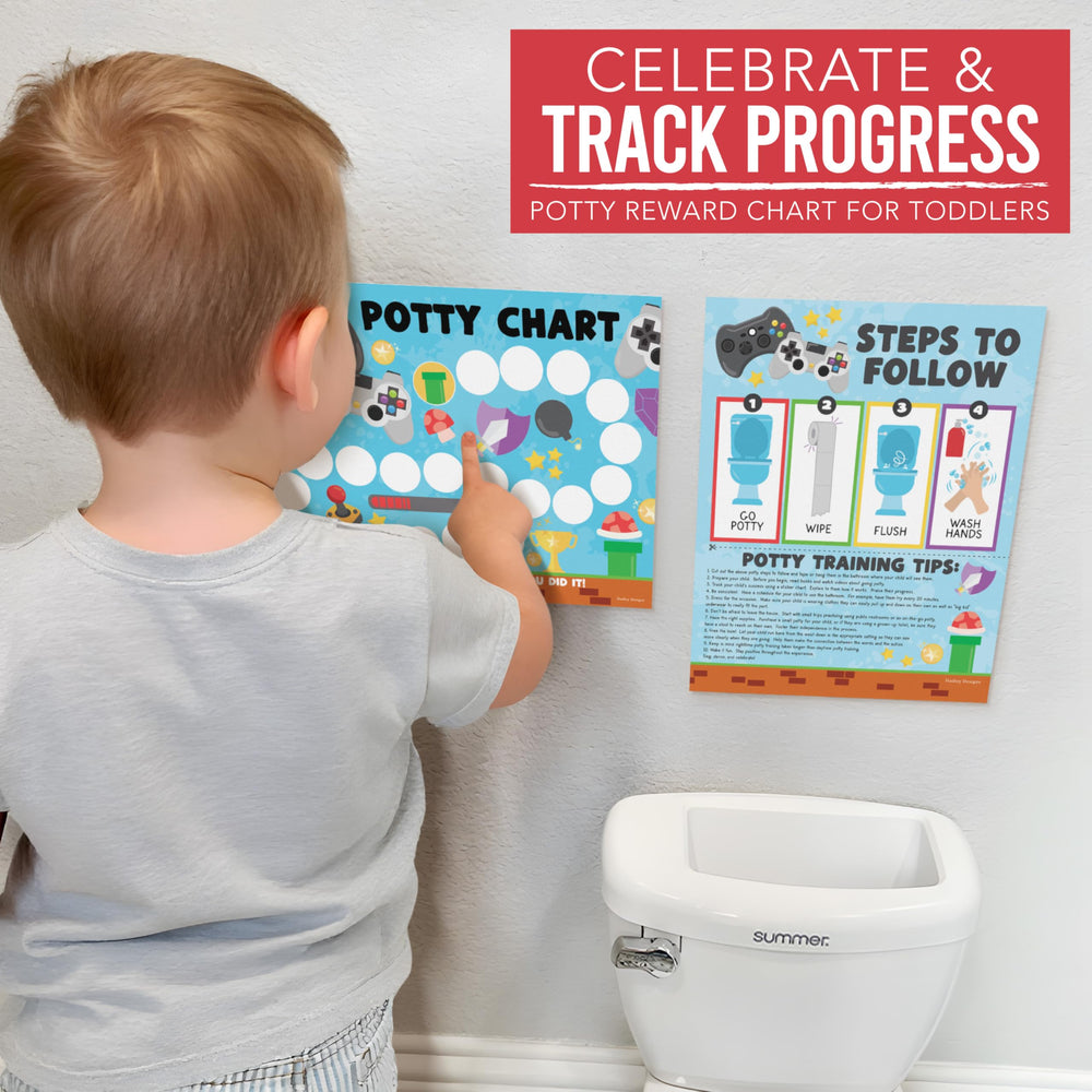 Hadley Designs Potty Chart for toddlers visual reference supports independence.