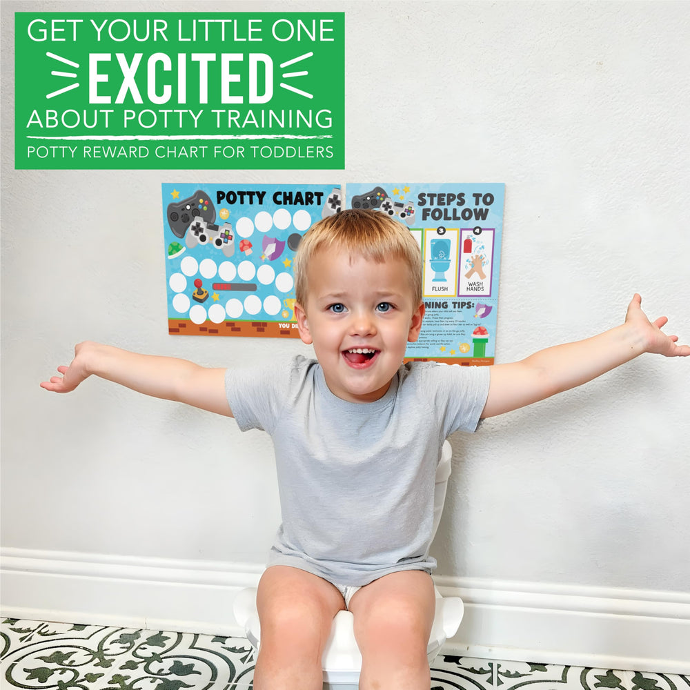 Hadley Designs Potty Chart game theme image adds fun motivation during toilet time.