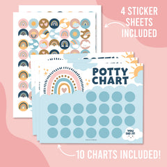 Hadley Designs girl-theme-illustrations create boho charm for toddler motivation