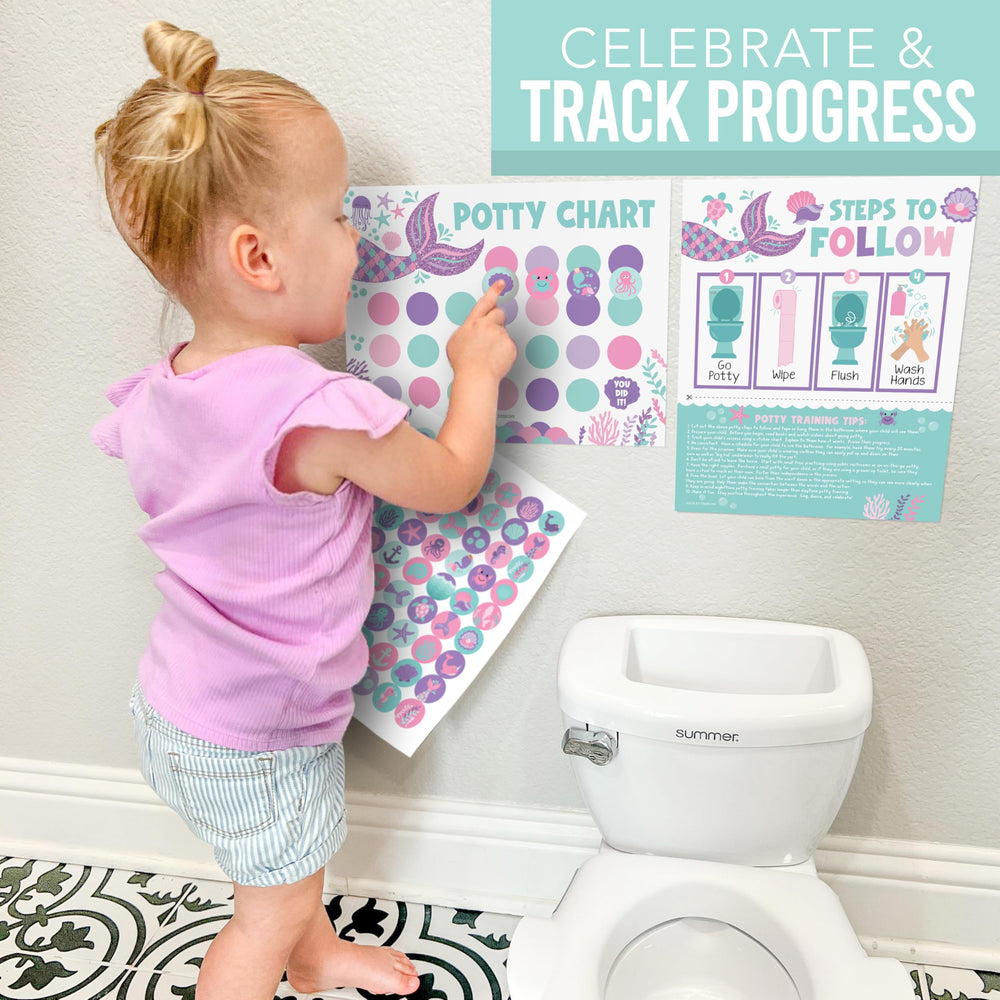 Hadley Designs mermaid sticker closeup emphasizes vibrant icons to spark cooperation.