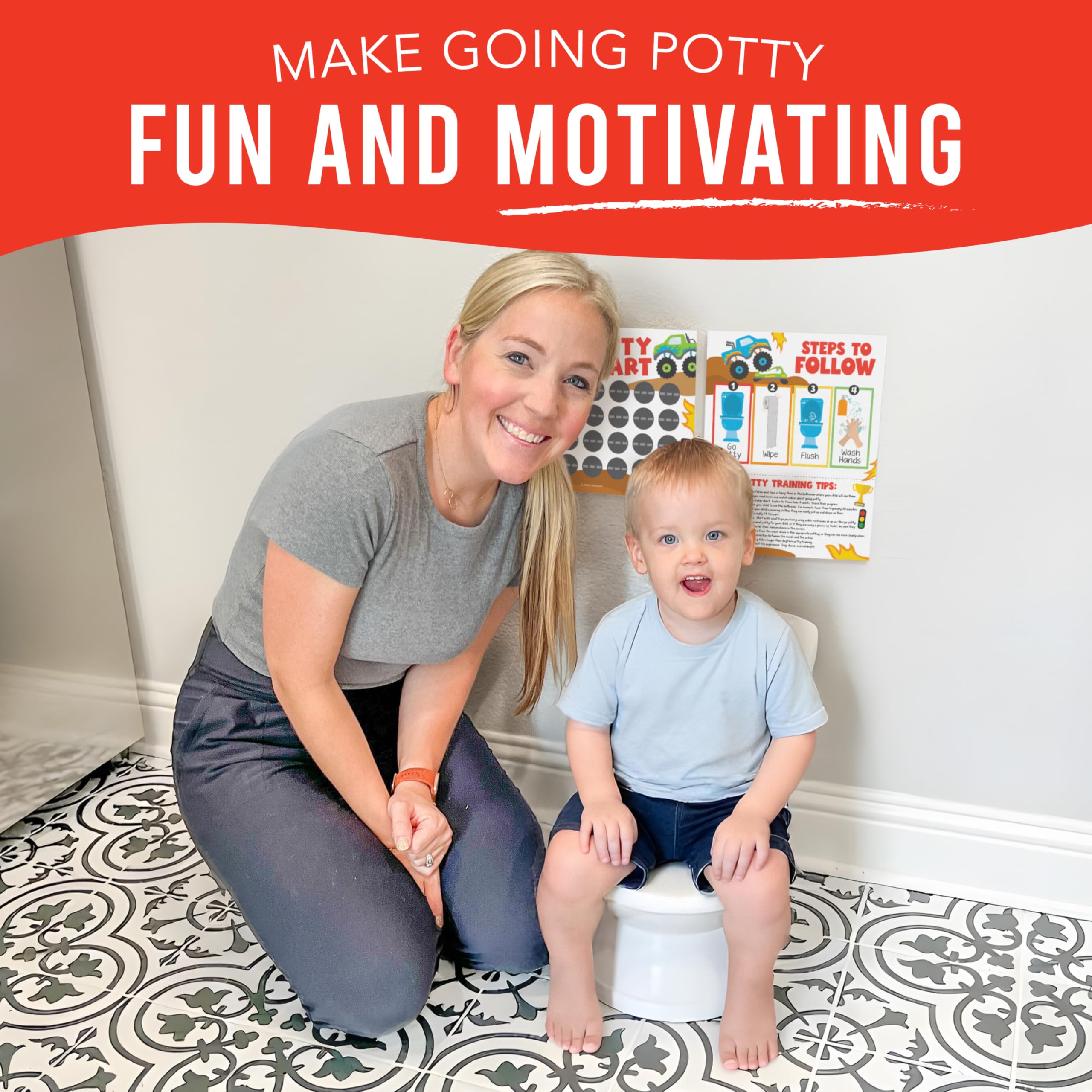Hadley Designs advent calendar style potty chart invites ongoing motivation and anticipation.