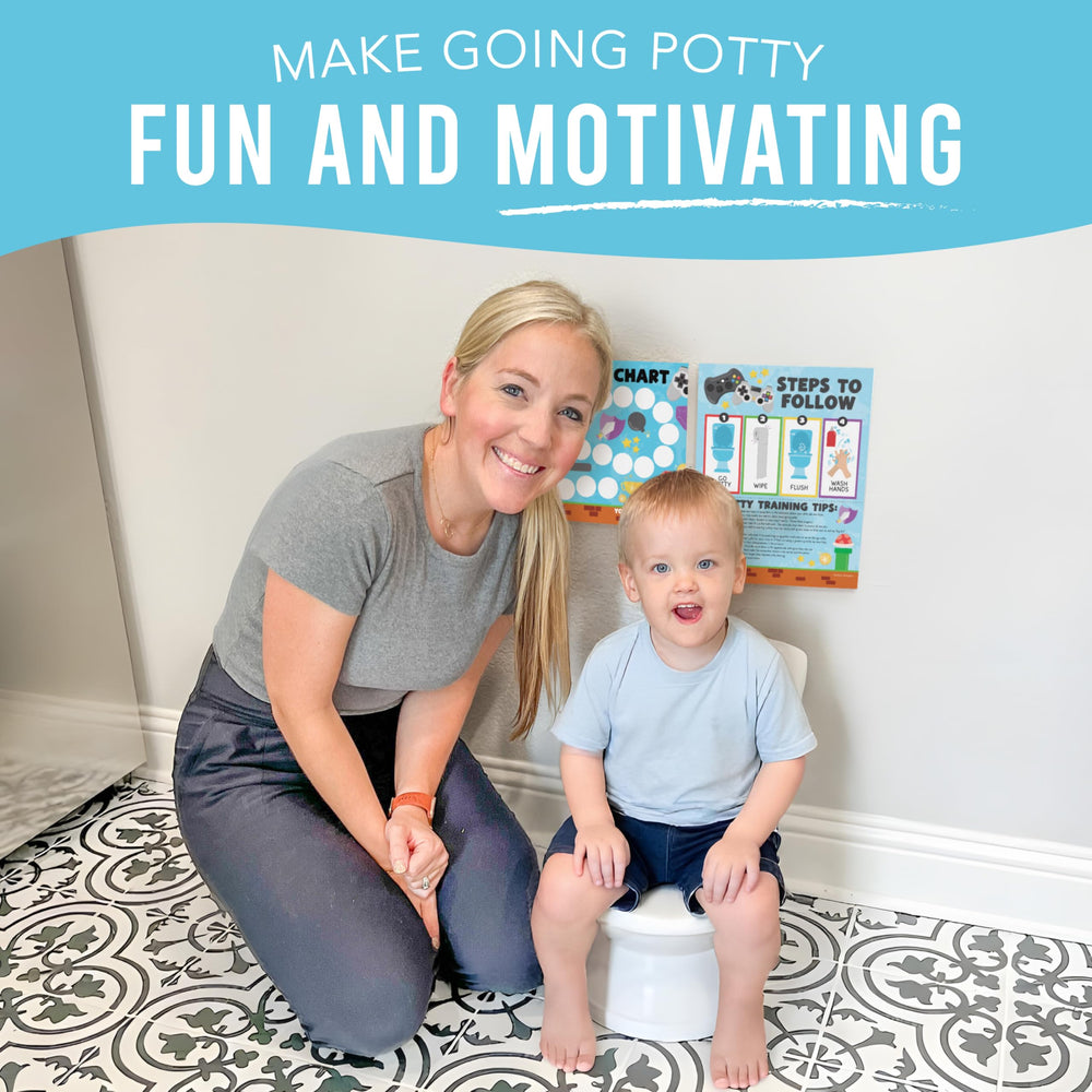 Hadley Designs Potty Chart colorful progress image helps tracking days and successes.