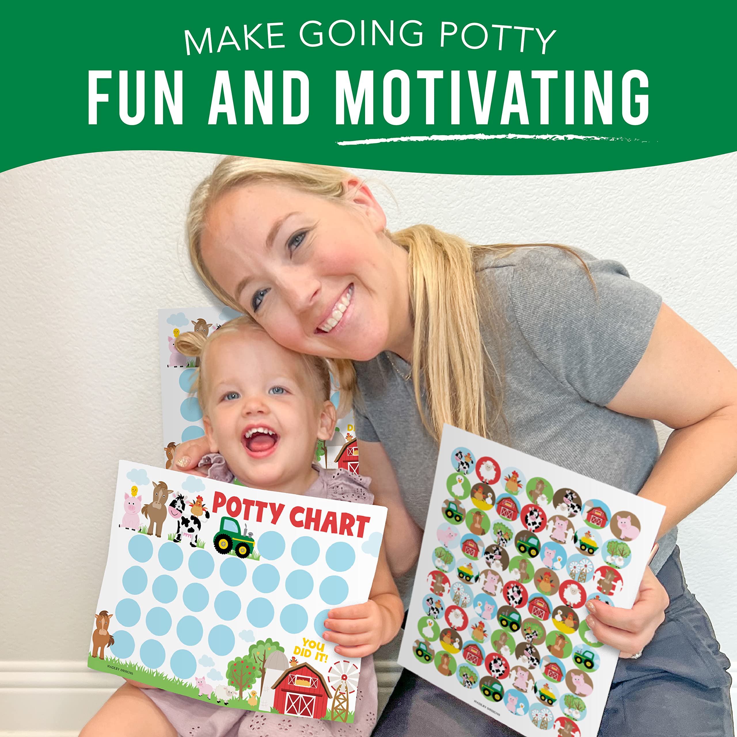 Hadley Designs progress-tracking image emphasizes milestone celebration using the chart.