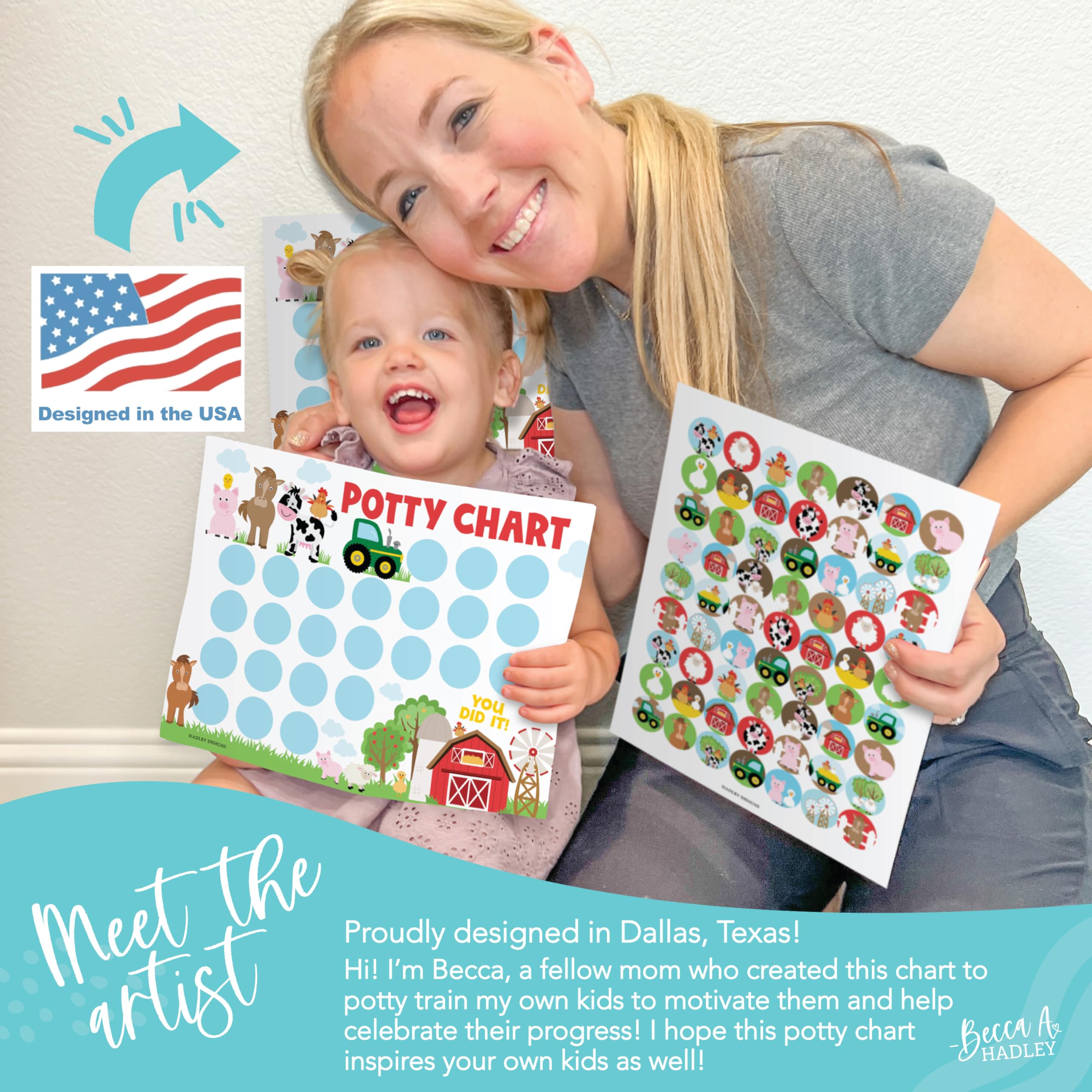 Hadley Designs sticker sheets 63-stickers close-up show ample rewards for progress.