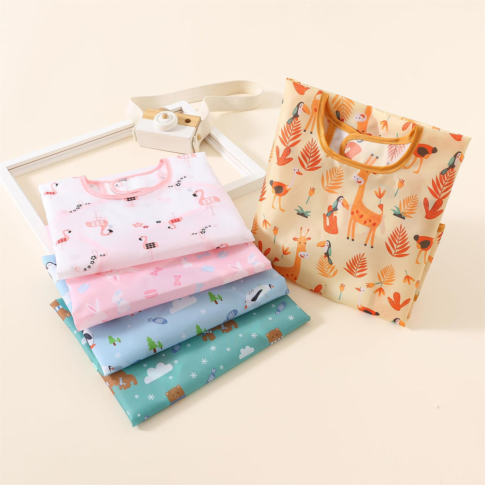 Hafftnun baby bib easy-clean materials reduce laundry after meals