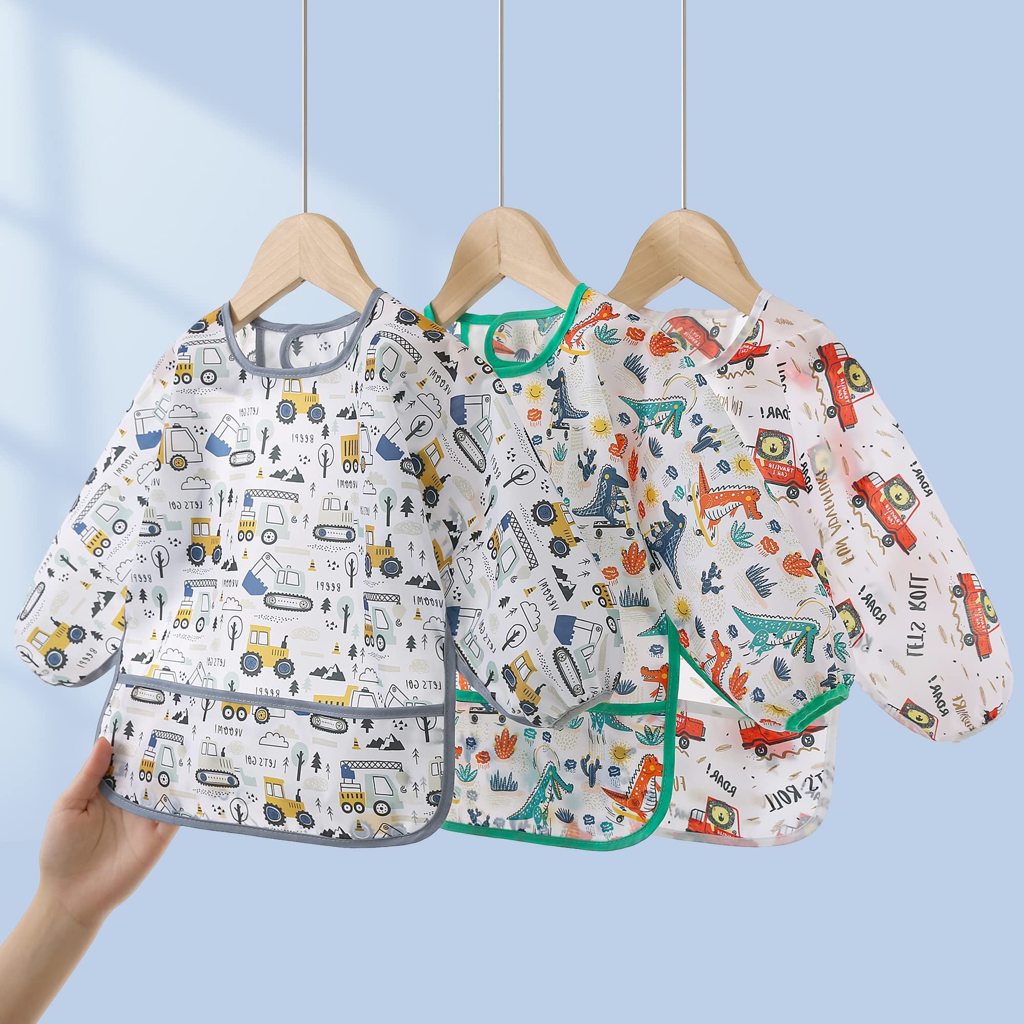 Hafftnun bib easy-clean design supports quick post-meal cleanup