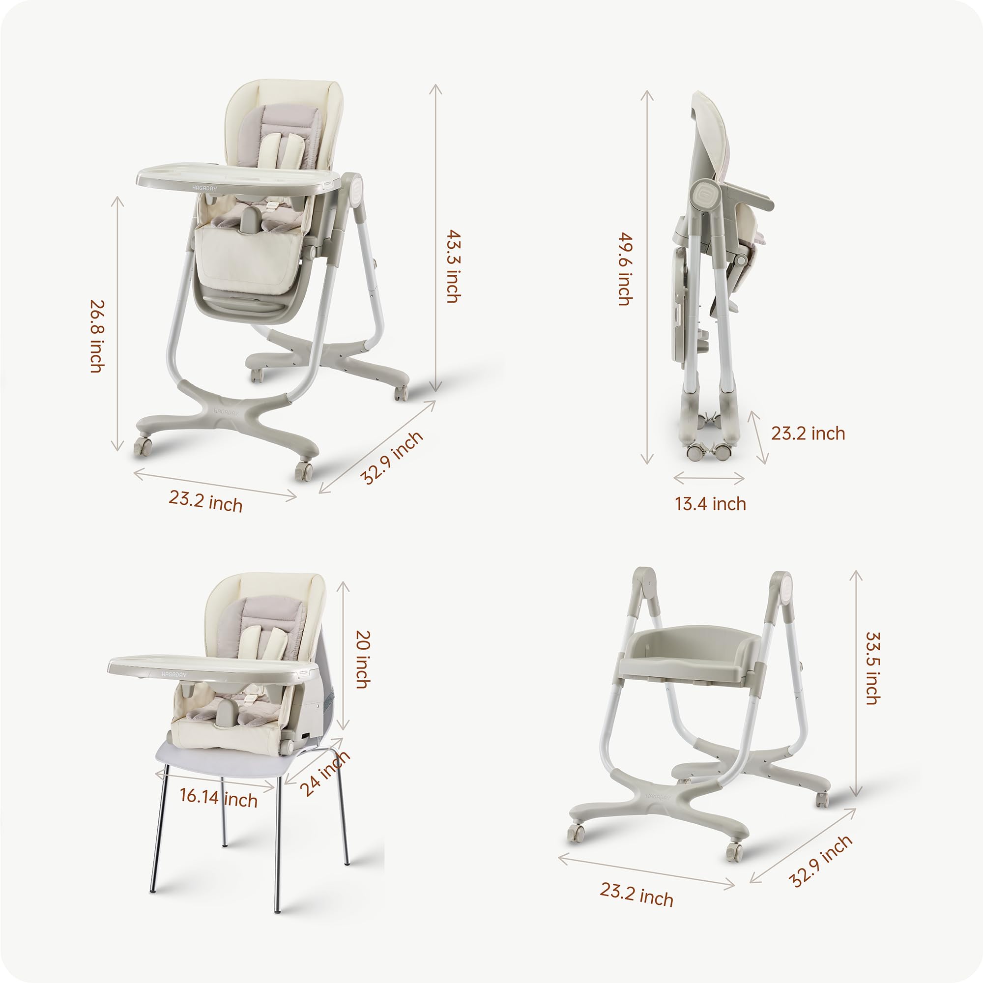 Hagaday foldable design makes storage quick after use
