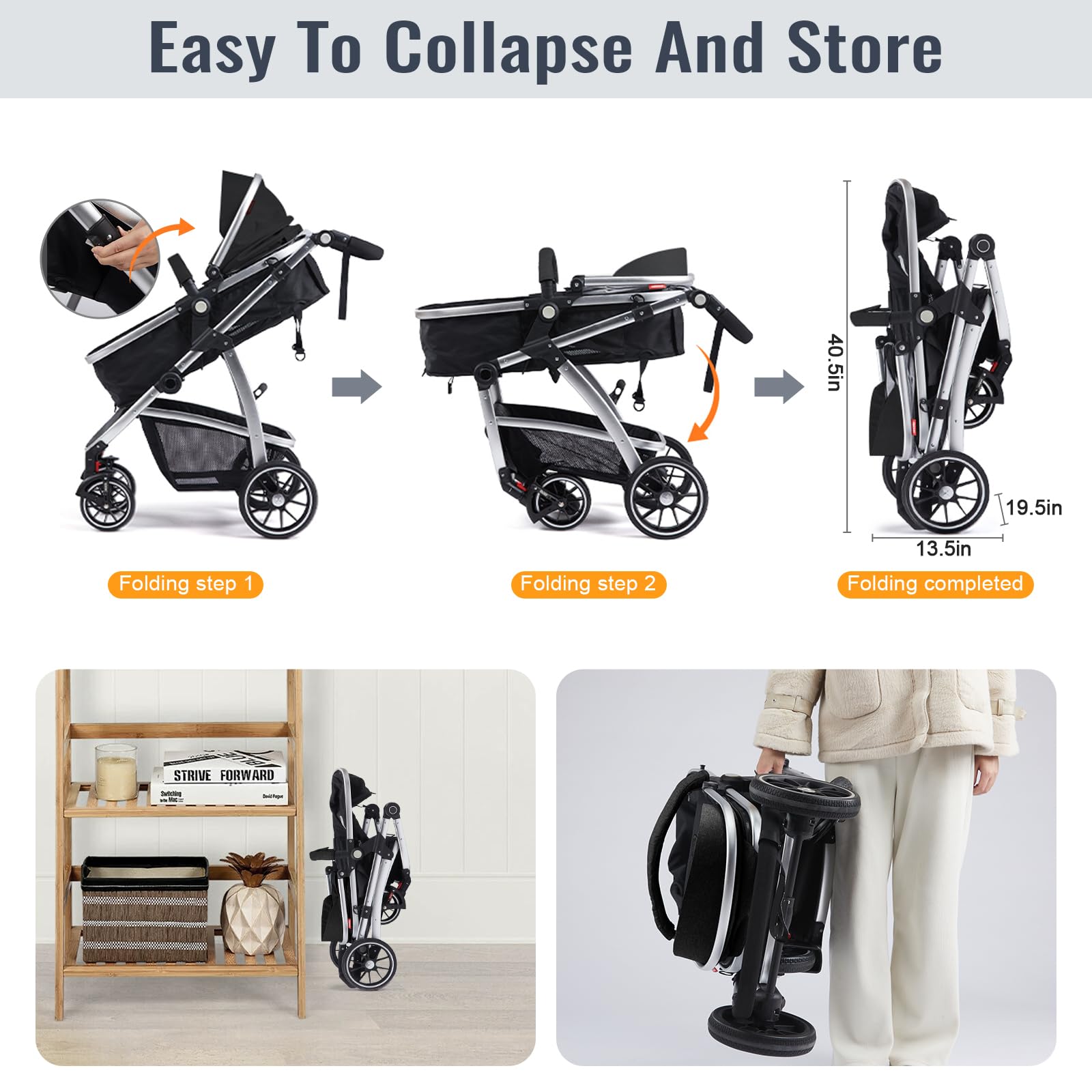 Hagaday 5-point-harness heightens safety during curious explorations.