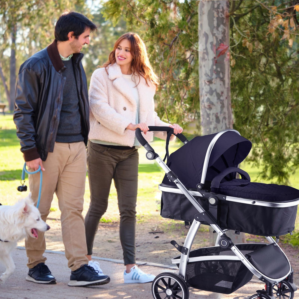 Hagaday one-foot-brake simplifies stopping during city strolls.