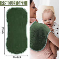Hahafelt 100% cotton burp cloths close-up soft material for newborn skin