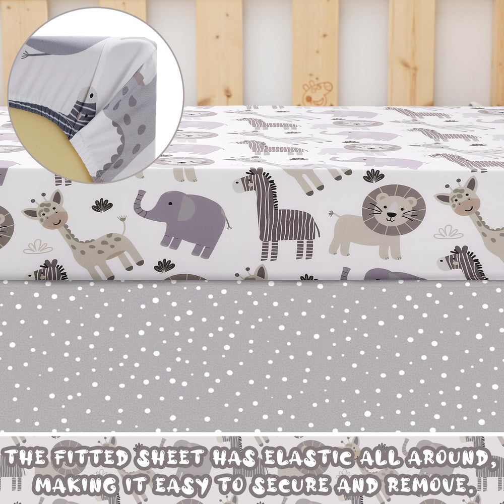 Hahafelt-baby-crib-set-display full crib set in a tidy scene