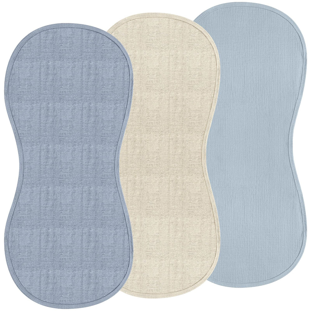 Hahafelt changing pad liner blue peanut design—gentle surface for diaper changes.