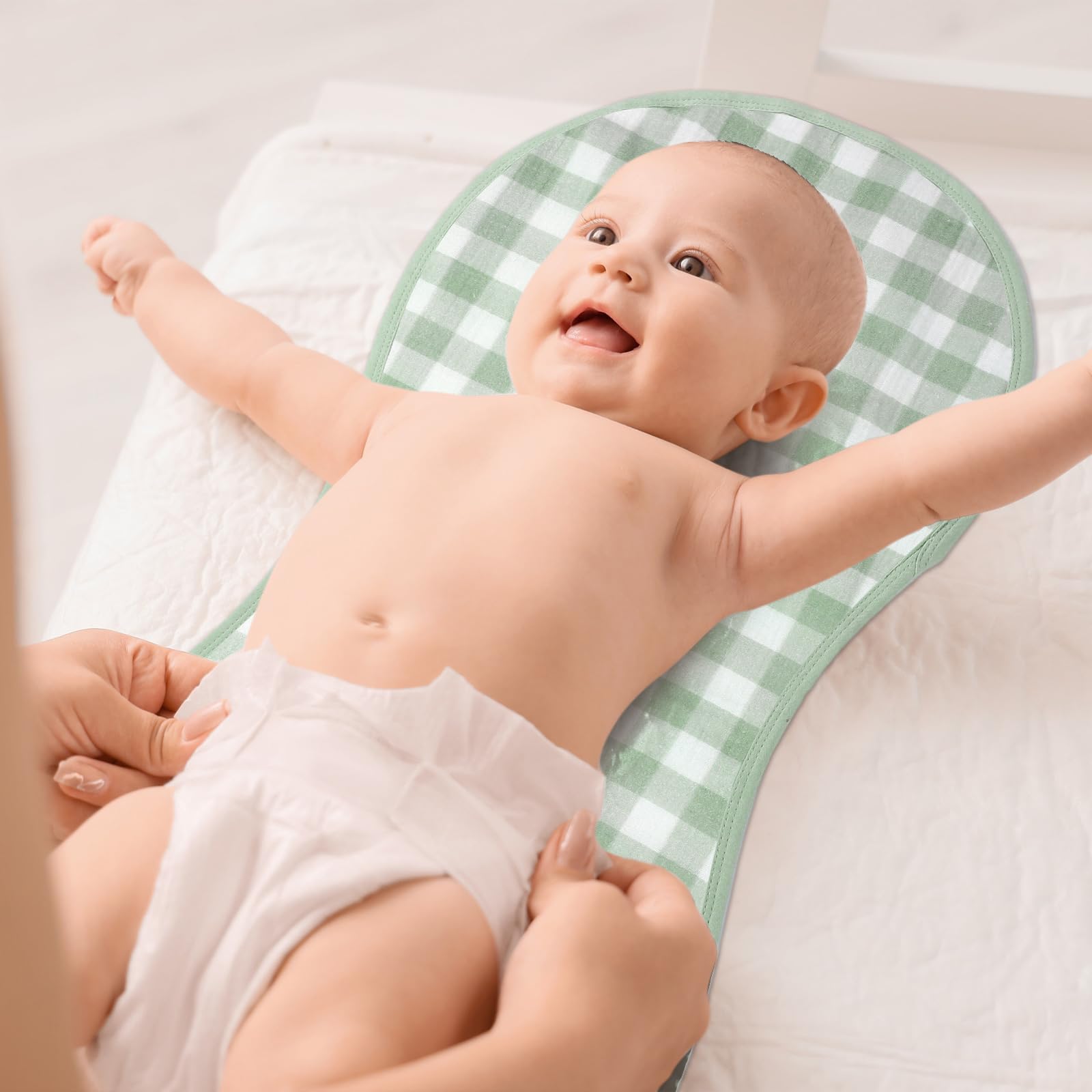 Hahafelt changing pad liners travel-friendly size fits bags and strollers.