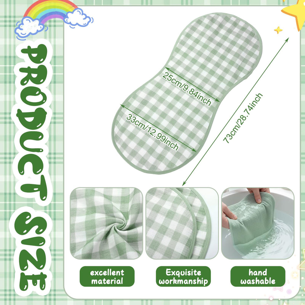 Hahafelt changing pad liners waterproof compartment highlights mess containment and quick cleanup.