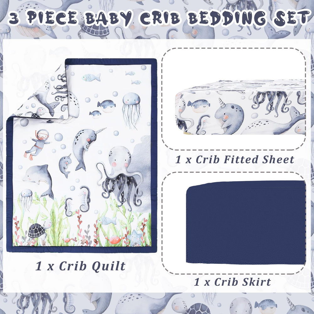 Hahafelt baby crib sheet elastic band ensures secure fit on standard cribs