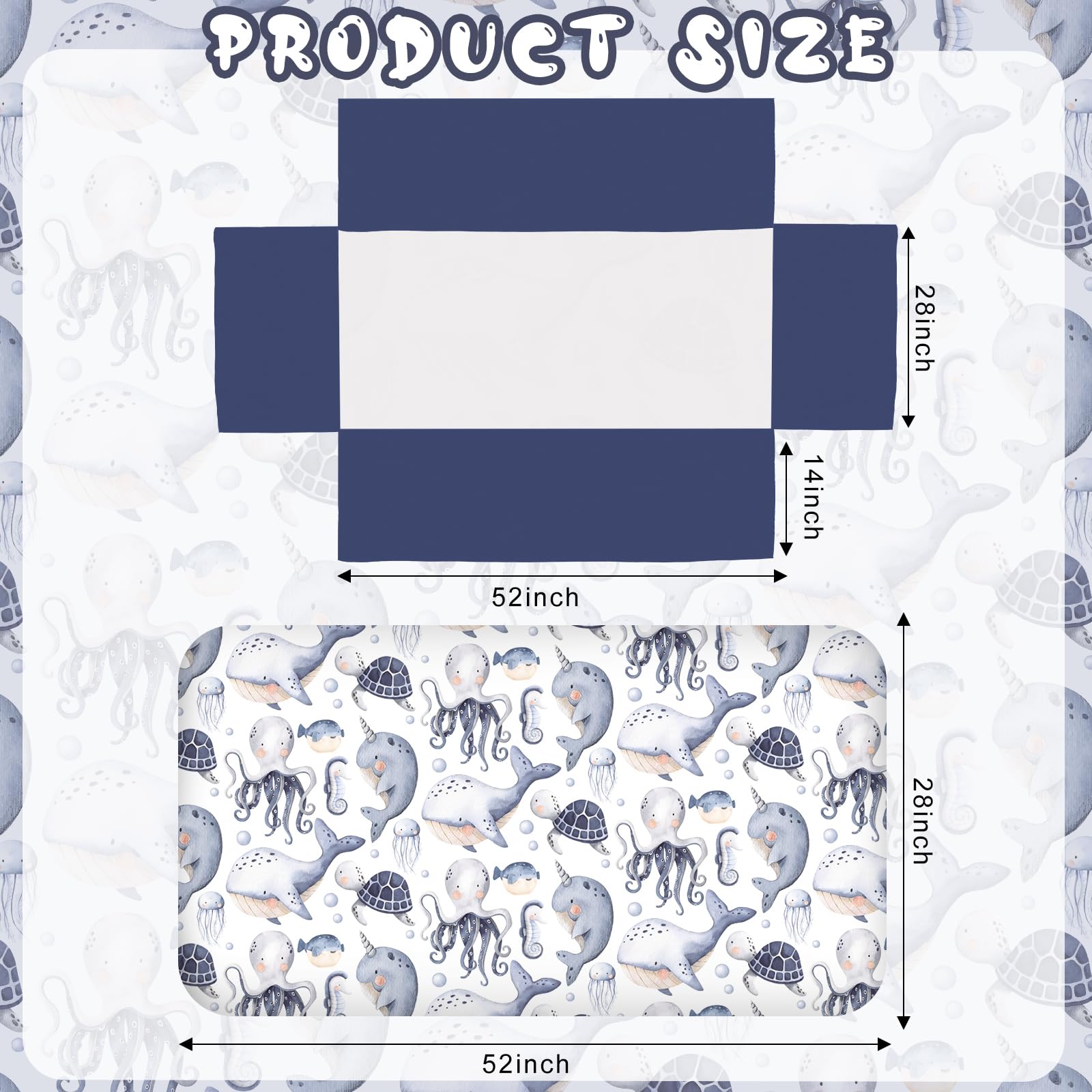 Hahafelt crib skirt drop with 14-inch length adds polished nursery framing