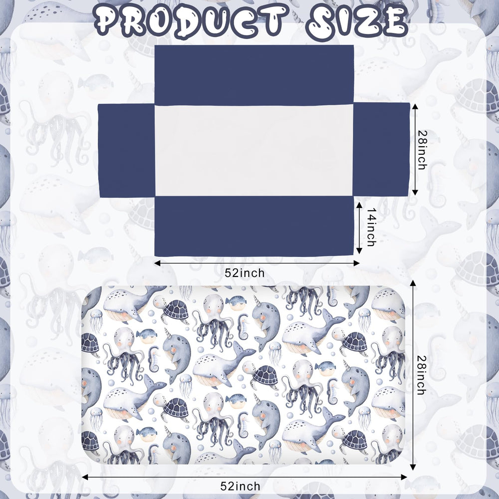 Hahafelt crib skirt drop with 14-inch length adds polished nursery framing