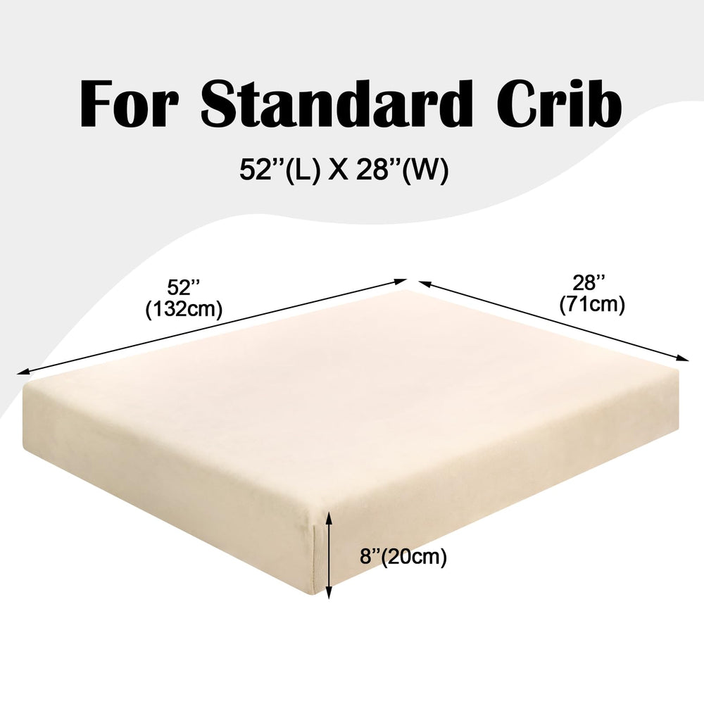 Hahafelt flannel fitted crib sheet lavender showcases gentle warmth