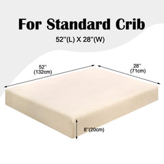 Hahafelt flannel fitted crib sheet lavender showcases gentle warmth