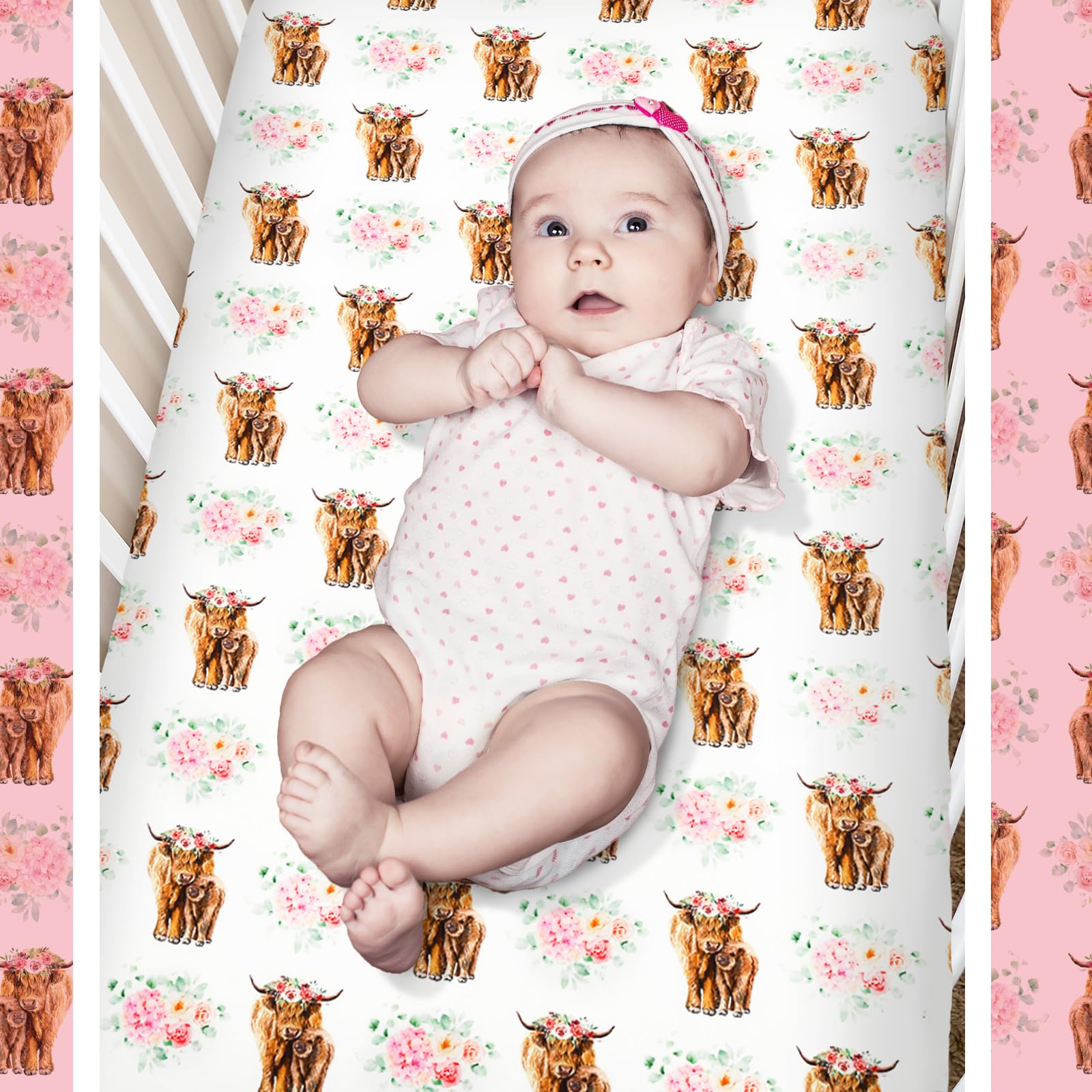 Hahafelt Highland Cow packaging—gift-ready for baby showers
