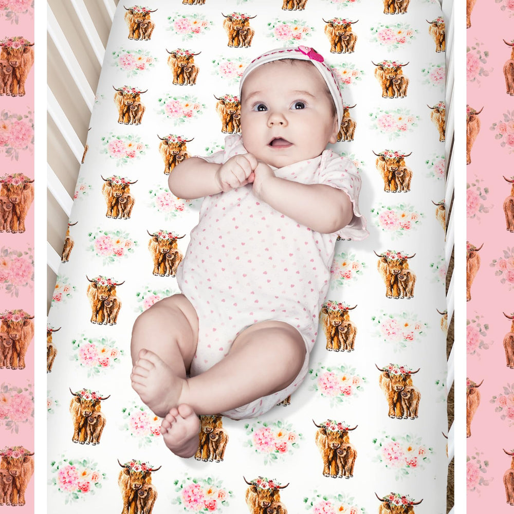 Hahafelt Highland Cow packaging—gift-ready for baby showers