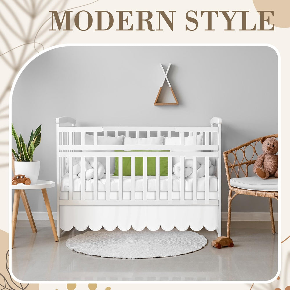 Hahafelt microfiber fabric offers durability while staying lightweight for easy crib setup